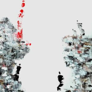 Peinture abstraite Cascade par Houda Sevilla