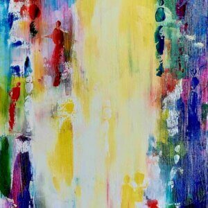 Peinture abstraite Connaissance par Houda Sevilla